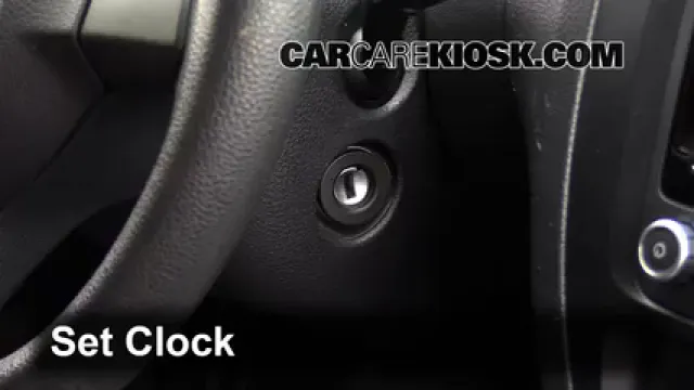 2014 Volkswagen Jetta SE 1.8L 4 Cyl. Turbo Sedan (4 Door) Horloge Régler l'horloge